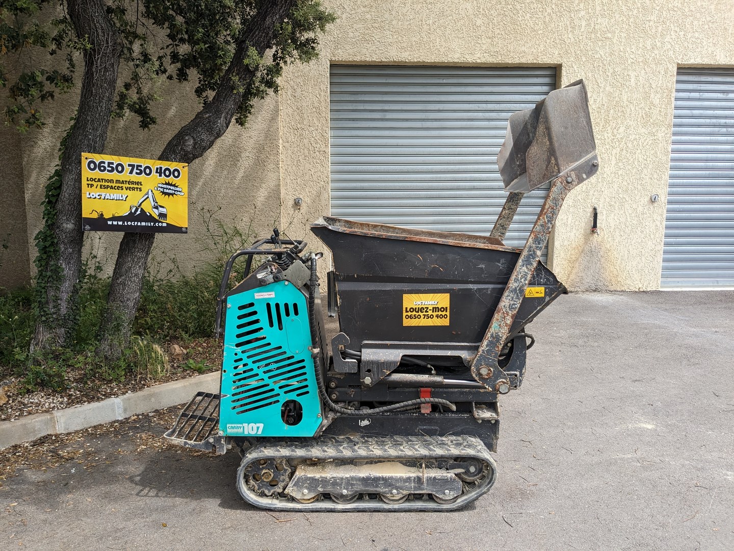 Mini Dumper brouette à chenilles